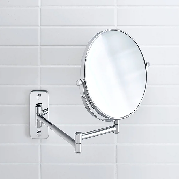 Duravit D-Code Magnifying Cosmetic Mirror 3 Duravit D-Code Magnifying Cosmetic Mirror - Image 3