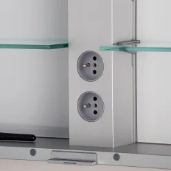 Keuco Royal Match 1000mm Semi-Recessed LED Illuminated Mirror Cabinet -Hudson Reed Sales 12801171331 d6 1