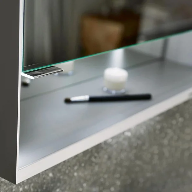 Keuco Royal Lumos Semi-Recessed LED Illuminated Mirror Cabinet 4 Keuco Royal Lumos Semi-Recessed LED Illuminated Mirror Cabinet - Image 4