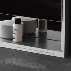 Keuco Royal Lumos Semi-Recessed LED Illuminated Mirror Cabinet