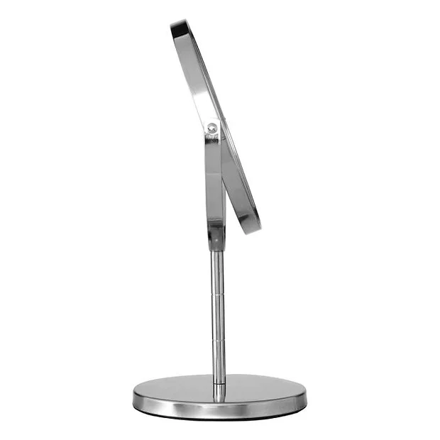 Victorian Plumbing Silver Effect Metal Swivel Cosmetic Mirror 1 Victorian Plumbing Silver Effect Metal Swivel Cosmetic Mirror