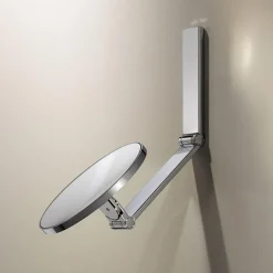 Keuco ILook Move Round Non-Illuminated Cosmetic Mirror - Chrome -Hudson Reed Sales 17612010000 d3