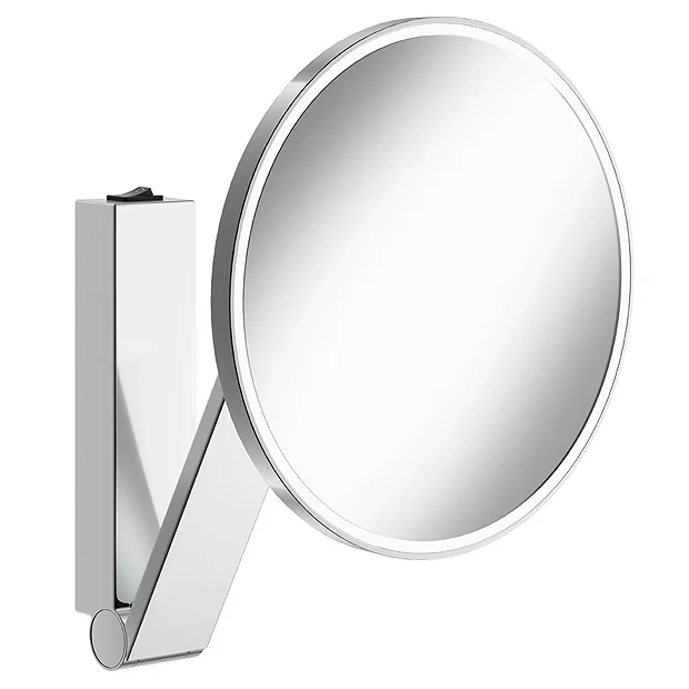 Keuco ILook Move Round Illuminated Cosmetic Mirror - Chrome 1 Keuco ILook Move Round Illuminated Cosmetic Mirror - Chrome
