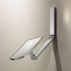 Keuco ILook Move Square Non-Illuminated Cosmetic Mirror - Chrome -Hudson Reed Sales 17613010000 d3