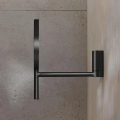 Keuco Plan Wall Mounted Cosmetic Mirror - Black -Hudson Reed Sales 17649370002 d2