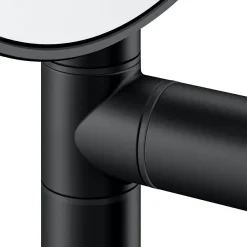 Keuco Plan Wall Mounted Cosmetic Mirror - Black -Hudson Reed Sales 17649370002 d4