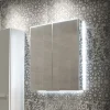 HIB Ether 60 LED Illuminated Aluminium Mirror Cabinet