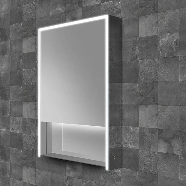 HIB Verve 50 LED Illuminated Mirror Cabinet 2 HIB Verve 50 LED Illuminated Mirror Cabinet - Image 2