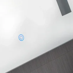 Searchlight Lighting Searchlight Illuminated 2 Light Touch Bathroom Mirror With Shaver Socket -Hudson Reed Sales 7450 d2