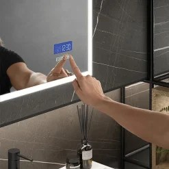 HIB Globe Plus 50 Bluetooth LED Illuminated Mirror -Hudson Reed Sales 78721000 d1