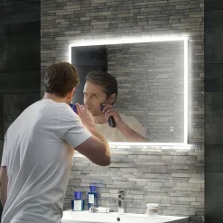 HIB Vega 80 LED Ambient Rectangular Mirror 9 HIB Vega 80 LED Ambient Rectangular Mirror -Hudson Reed Sales 78752000 d3