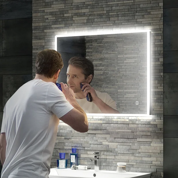 HIB Vega 80 LED Ambient Rectangular Mirror 5 HIB Vega 80 LED Ambient Rectangular Mirror - Image 5