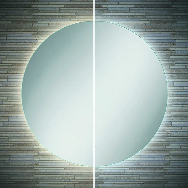 HIB Theme 100 LED Ambient Round Mirror 1 HIB Theme 100 LED Ambient Round Mirror