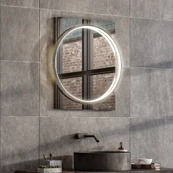 HIB Solas 60 LED Illuminated Mirror (Chrome Frame)