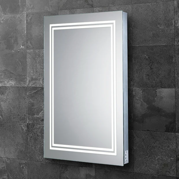 HIB Boundary 60 LED Ambient Rectangular Mirror 2 HIB Boundary 60 LED Ambient Rectangular Mirror - Image 2