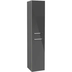 Villeroy & Boch Villeroy And Boch Avento Crystal Grey Wall Hung Tall Cabinet