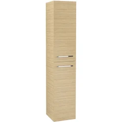 Villeroy & Boch Villeroy And Boch Avento Nordic Oak Wall Hung Tall Cabinet