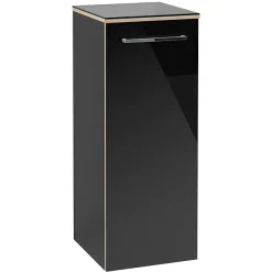 Villeroy & Boch Villeroy And Boch Avento Crystal Black Wall Hung Side Cabinet