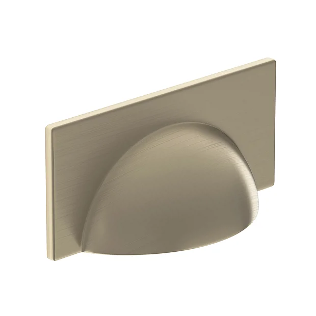 Heritage Bathroom Heritage Brushed Brass Cup Handle 64mm 1 Heritage Bathroom Heritage Brushed Brass Cup Handle 64mm