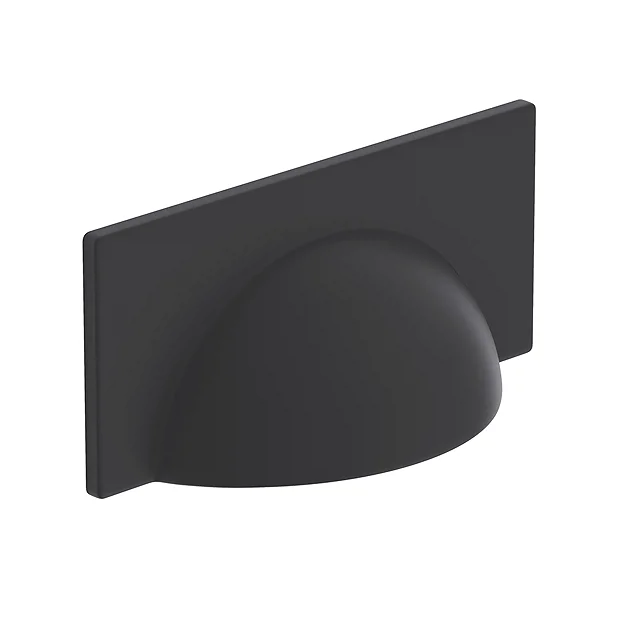 Heritage Bathroom Heritage Black Cup Handle 64mm 1 Heritage Bathroom Heritage Black Cup Handle 64mm