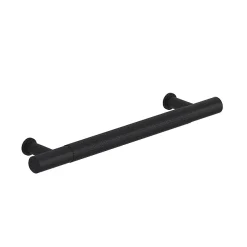 Heritage Bathroom Heritage Black Pull Handle 128mm
