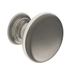 Heritage Bathroom Heritage Brushed Nickel Round Knob 38mm