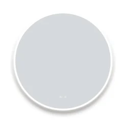 Arezzo 800mm Large Round LED Illuminated Anti-Fog Mirror + Bluetooth -Hudson Reed Sales az045 d1n