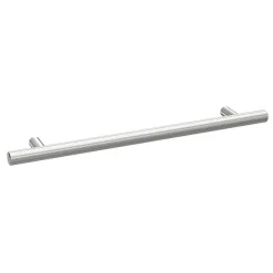 1 X Arezzo Industrial Style Knurled 'T' Bar Chrome Handle (192mm Centres)
