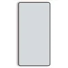 Arezzo Matt Black Framed Bathroom Mirror - 1400 X 700mm