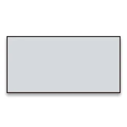 Arezzo Matt Black Square Edge Framed Bathroom Mirror - 1400 X 500mm -Hudson Reed Sales az147mb d1