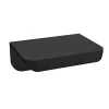 Arezzo Matt Black Small Rear Fixed Furniture Handle (50 X 36 X 21mm)