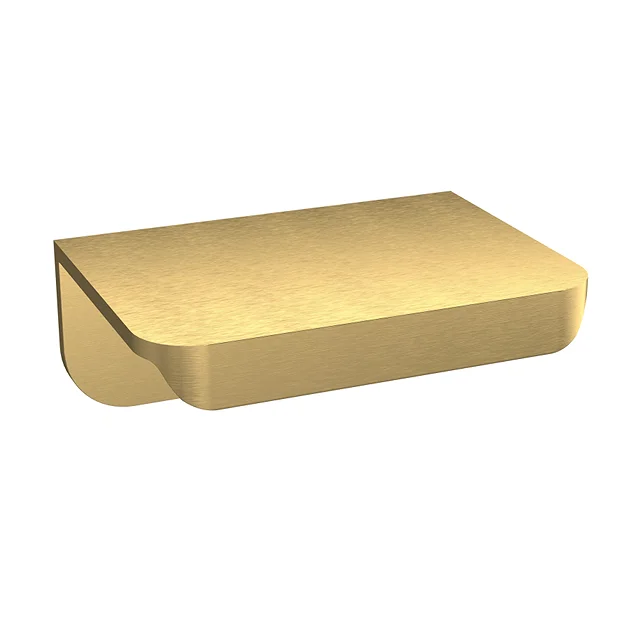 Arezzo Brushed Brass Small Rear Fixed Furniture Handle (50 X 36 X 21mm) 1 Arezzo Brushed Brass Small Rear Fixed Furniture Handle (50 X 36 X 21mm)