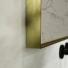 Arezzo Brushed Brass 600 X 800mm Rectangular Mirror