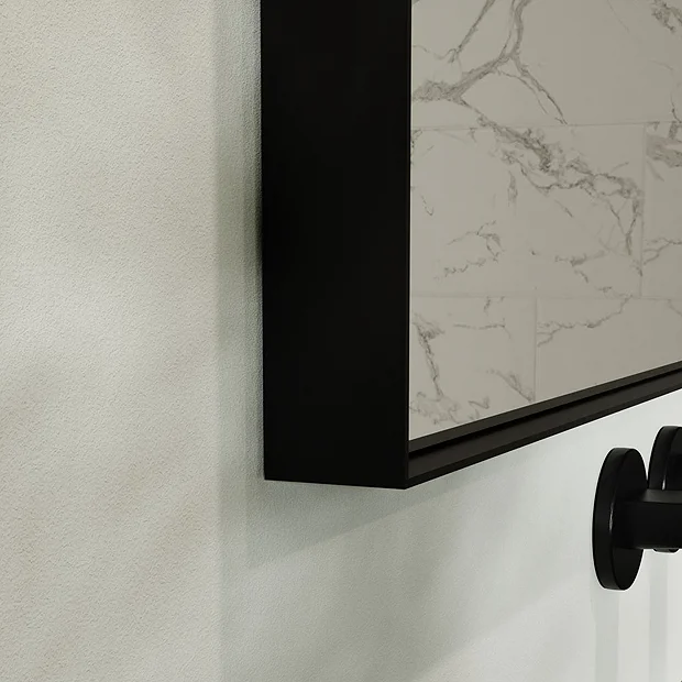 Arezzo Black 600 X 800mm Rectangular Mirror 1 Arezzo Black 600 X 800mm Rectangular Mirror