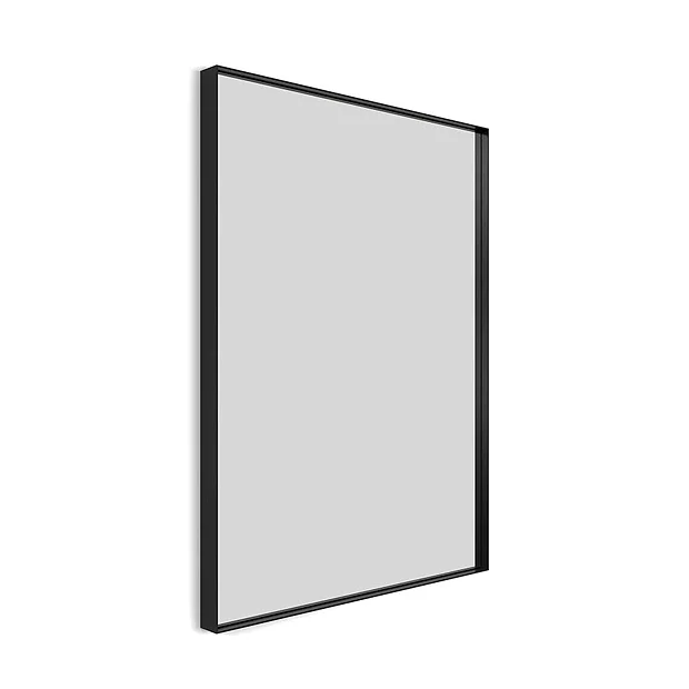 Arezzo Black 1000 X 800mm Rectangular Mirror 2 Arezzo Black 1000 X 800mm Rectangular Mirror - Image 2