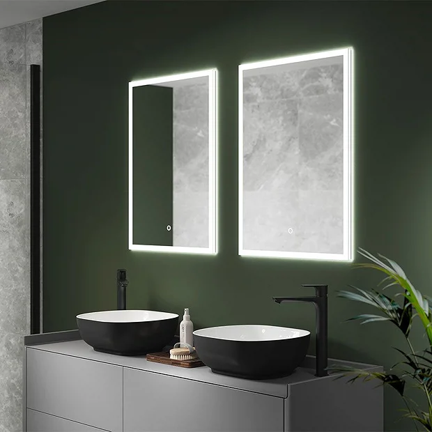 Arezzo 500 X 700mm Recessed LED Illuminated Bathroom Mirror Cabinet With Shaver Socket & Anti-Fog 3 Arezzo 500 X 700mm Recessed LED Illuminated Bathroom Mirror Cabinet With Shaver Socket & Anti-Fog - Image 3