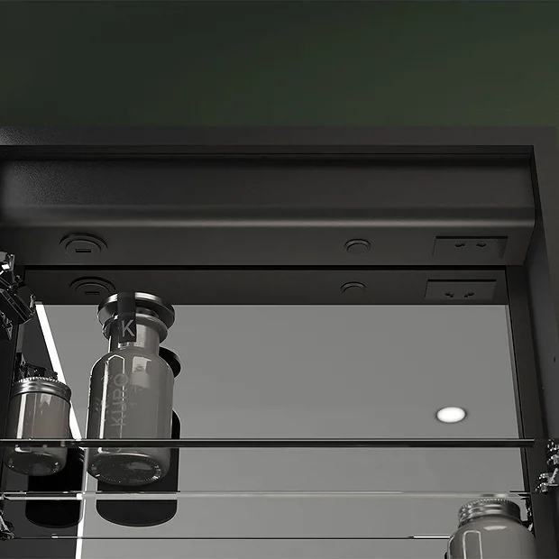 Arezzo 500 X 700mm Recessed LED Illuminated Bathroom Mirror Cabinet With Shaver Socket & Anti-Fog 1 Arezzo 500 X 700mm Recessed LED Illuminated Bathroom Mirror Cabinet With Shaver Socket & Anti-Fog