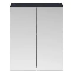 Arezzo 600 Matt Blue 2-Door Mirror Cabinet -Hudson Reed Sales azb62mc nd1