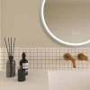 Arezzo 600mm Round Colour Changing LED Illuminated Bathroom Mirror With Bluetooth + Anti-Fog