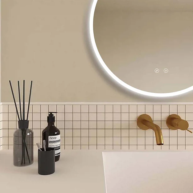 Arezzo 600mm Round Colour Changing LED Illuminated Bathroom Mirror With Bluetooth + Anti-Fog 1 Arezzo 600mm Round Colour Changing LED Illuminated Bathroom Mirror With Bluetooth + Anti-Fog