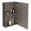 Klyn Bathroom Brooklyn 450mm Grey Avola Bathroom Mirror Unit