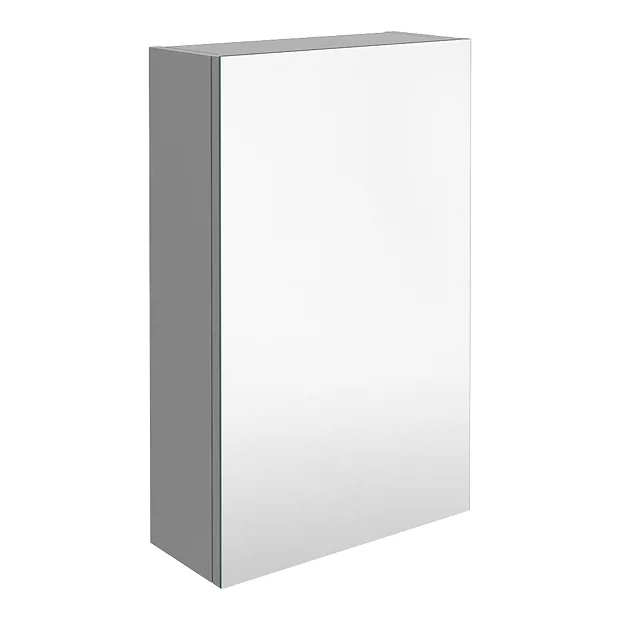 Klyn Bathroom Brooklyn 450mm Grey Mist Bathroom Mirror Unit 2 Klyn Bathroom Brooklyn 450mm Grey Mist Bathroom Mirror Unit - Image 2