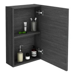 Klyn Bathroom Brooklyn 450mm Black Bathroom Mirror Unit