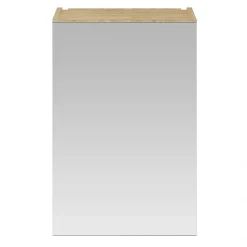 Klyn Bathroom Brooklyn 450mm Natural Oak Bathroom Mirror Unit -Hudson Reed Sales b45mno nd1