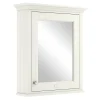 Bayswater Pointing White 600mm Mirror Wall Cabinet