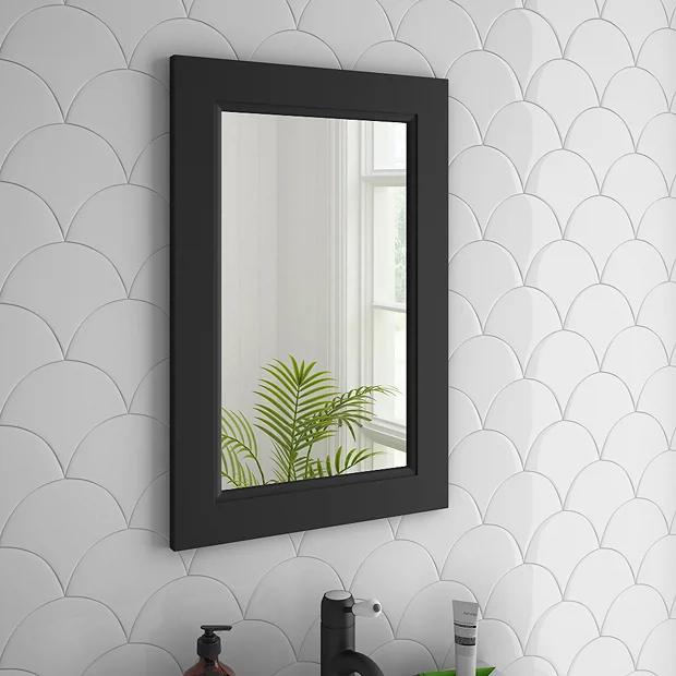 Chatsworth Mirror (600 X 400mm - Graphite) 2 Chatsworth Mirror (600 X 400mm - Graphite) - Image 2