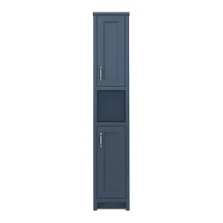 Chatsworth Traditional Blue Tall Cabinet -Hudson Reed Sales bludantb d2