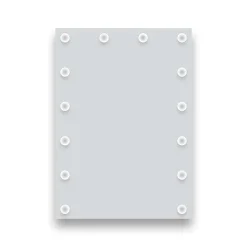 Arezzo Bulb 500 X 700mm LED Illuminated Mirror With Motion Sensor + Anti-Fog -Hudson Reed Sales bm001 d1