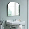 Urlington Bathroom Burlington Curved Mirror With Chrome Frame - 700x700mm