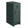 Chatsworth Green Cupboard Unit 300mm Wide X 435mm Deep With Matt Black Handles